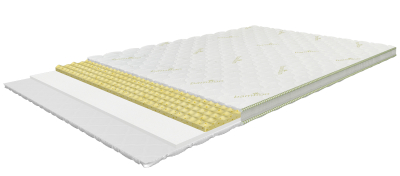 Air-Top Clima 120x200 cm, soft mattress topper with latex, height 8 cm