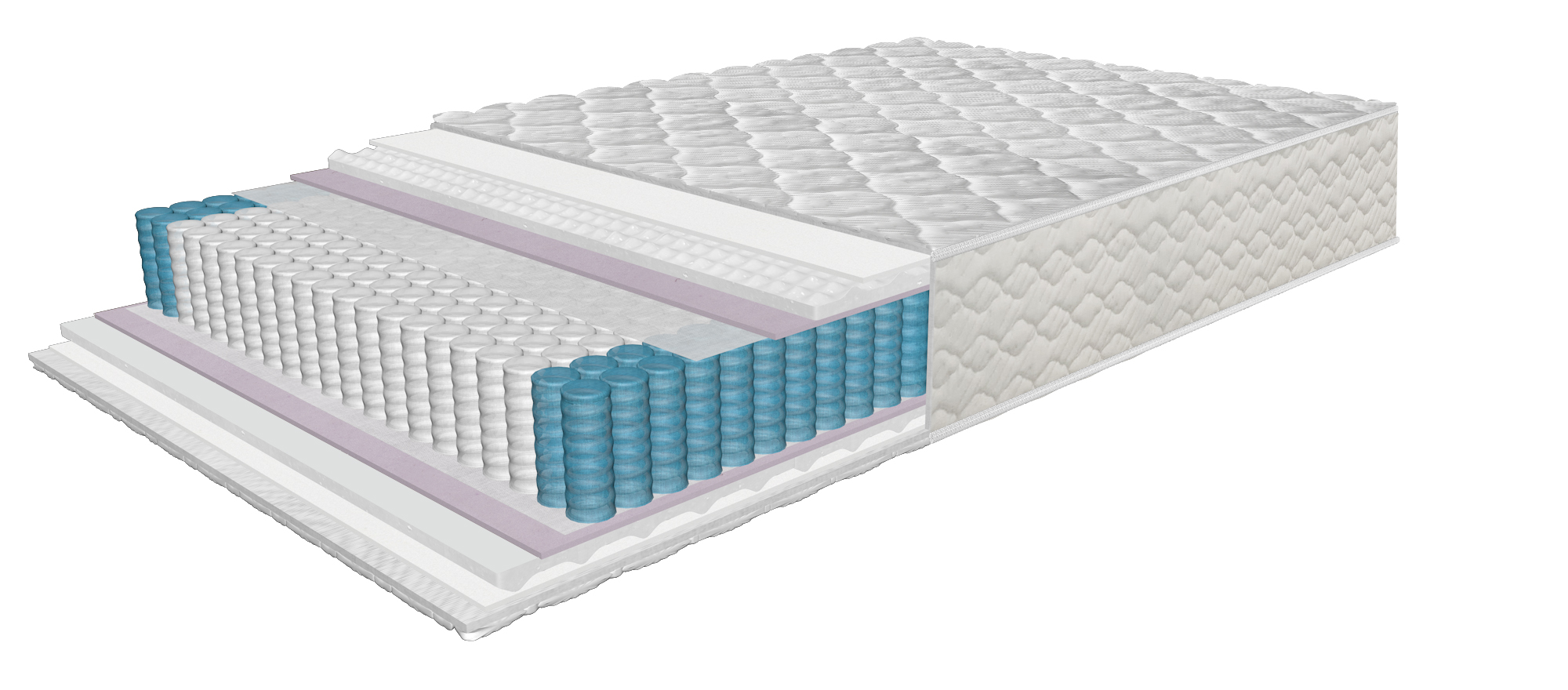 Luxury Dream Pocket Strong Mattress 160x200 cm, with Pocket springs, height 28 cm, rolled