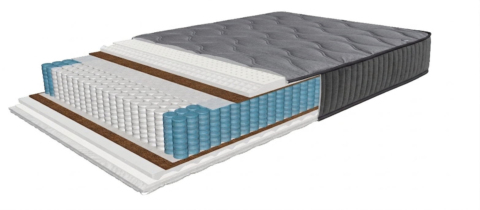 Emerald Platinum mattress 80x200 cm, with MultiPocket springs, height 24 cm, rolled