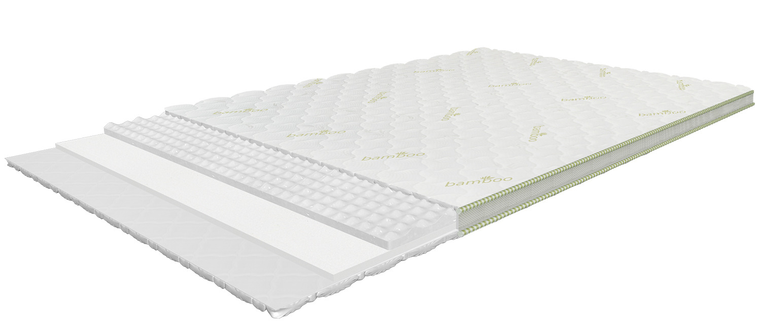 Air-Top Classic 120x200 cm, medium-firm top mattress with AIR foam, height 8 cm