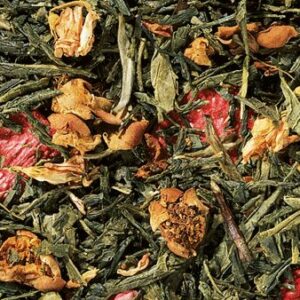 Augstākās kvalitātes zaļās un baltās tējas maisījums Elegance ar vaniļas-jasmīna aromātu