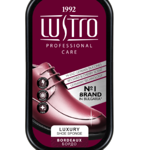 Polishing Sponge LUSTRO® Luxury bordeaux