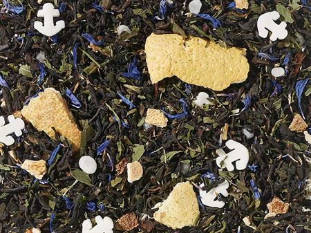 Melnā tējas maisījums Nordic Waves Mint Lemon Note  aromatizēta