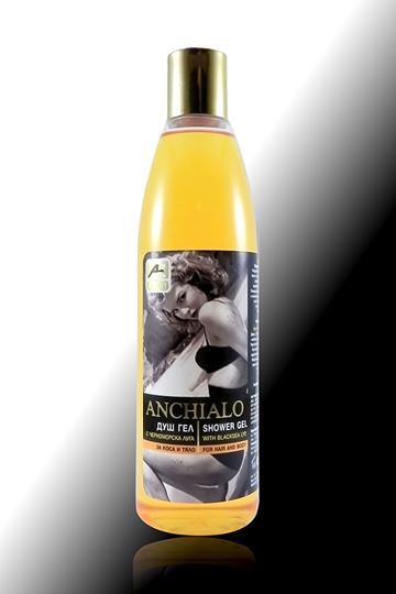 Dušas želeja ar Melnās jūras dūņām, PIENU UN MEDU ANCHIALO 330 ml