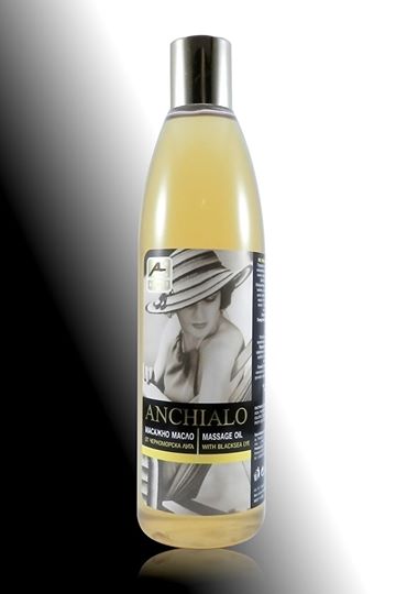 Masāžas eļļa ar Melnās jūras dūņām ar VĪNOGU kauliņu aromātu ANCHIALO 330 ml