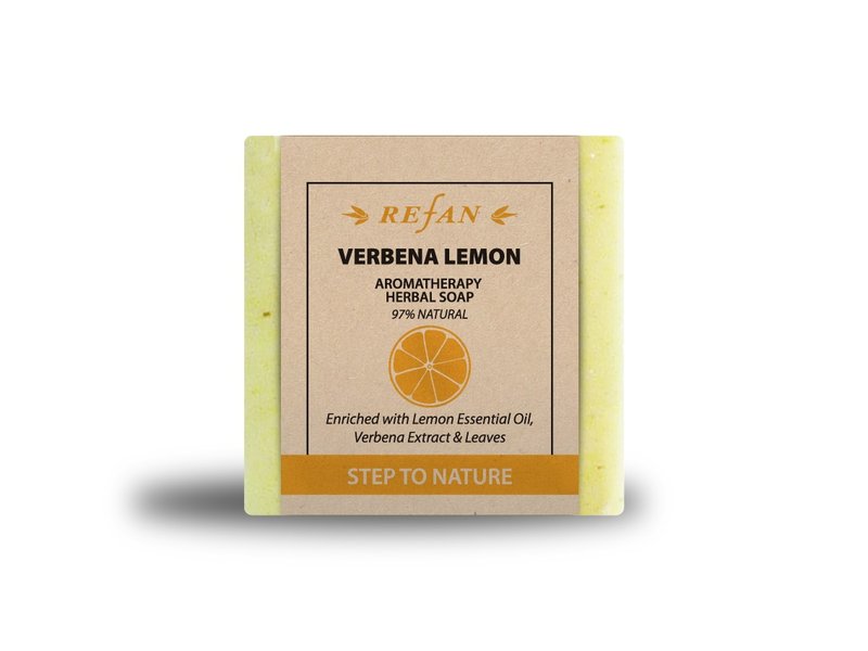 Dabīgās ziepes REFAN - STEP TO NATURE - AROMATHERAPY VERBENA LEMON