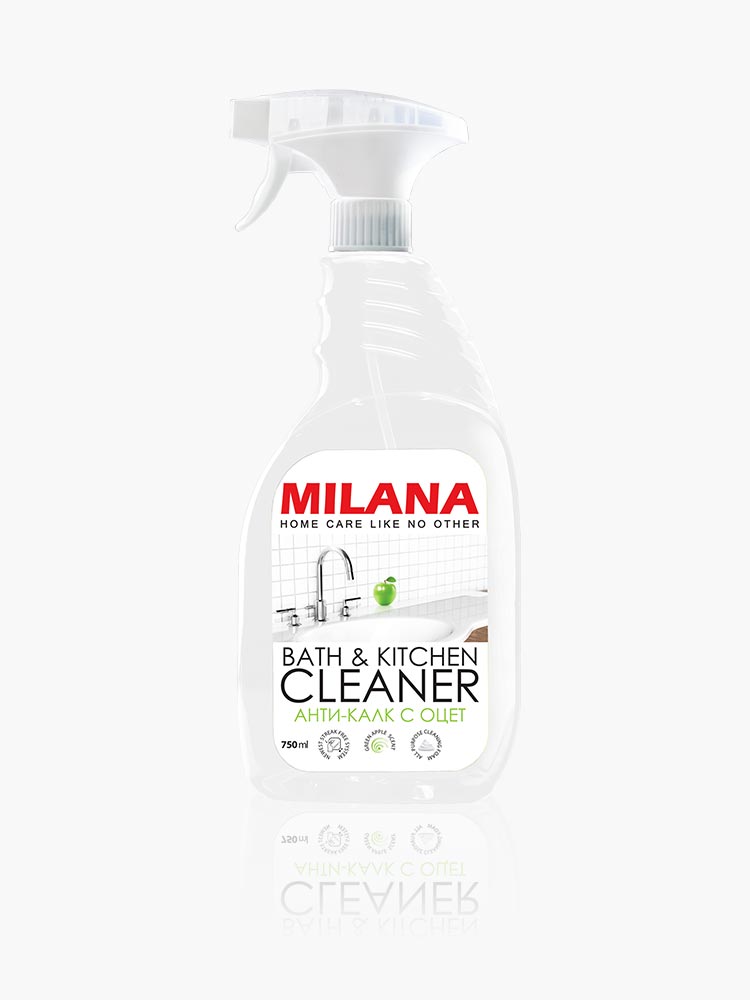 Limescale Cleaner for bathroom, kitchen with vinegar MILANA