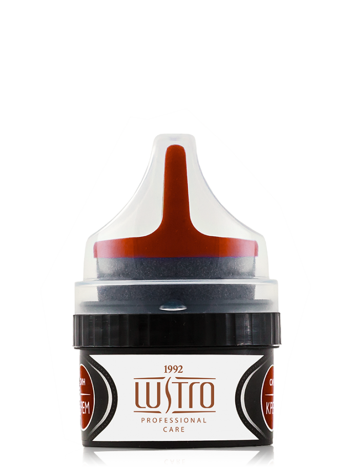 Apavu krēms ar aplikatoru LUSTRO® sarkans