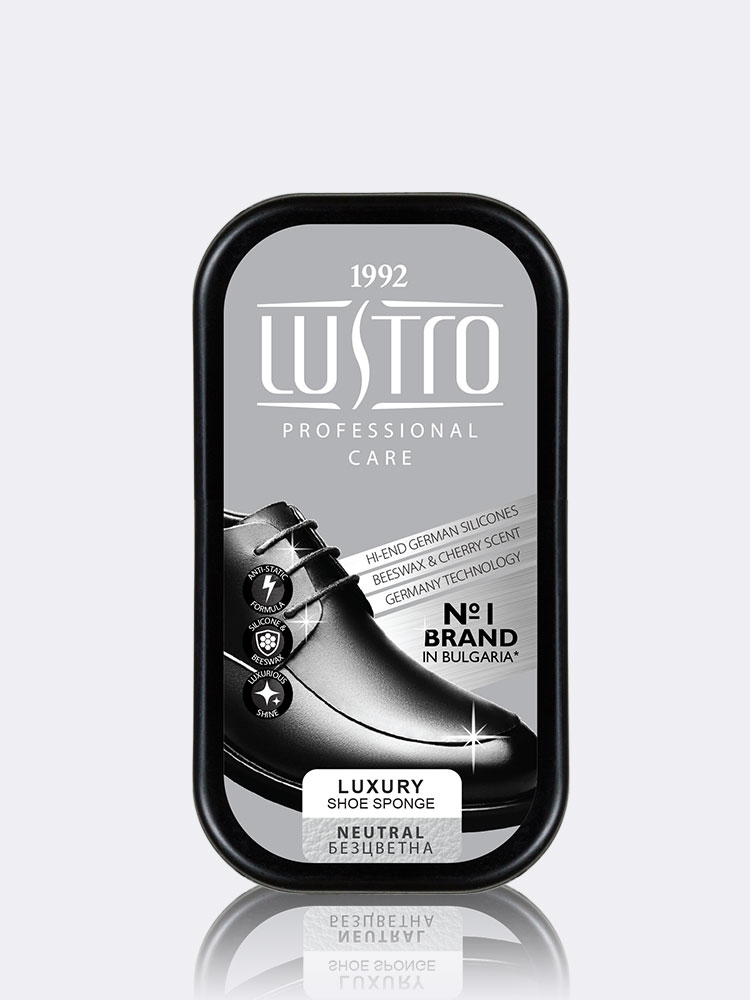 Sūklis apavu LUSTRO® Luxury neitrāls