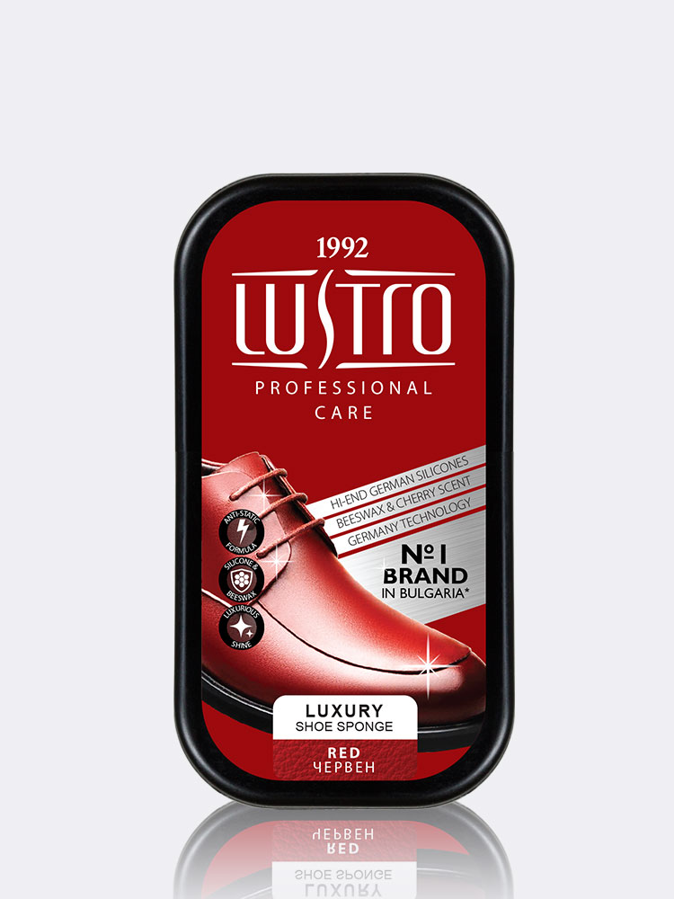 Polishing Sponge LUSTRO® Luxury &#8211; red